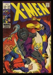 Cover Scan: X-Men #53 VF- 7.5 1st Barry Windsor Smith Art! Blastaar! Beast Origin! - Item ID #329774
