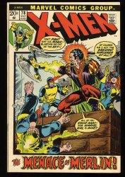 Cover Scan: X-Men #78 VF/NM 9.0 Merlin Appearance! Gil Kane Cover! - Item ID #329779
