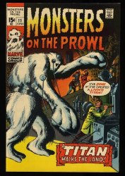Cover Scan: Monsters on the Prowl #11 VF+ 8.5 - Item ID #329800