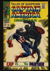 Cover Scan: Tales Of Suspense #98 VF- 7.5 Black Panther Captain America! - Item ID #329827