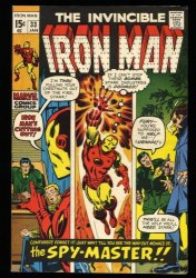 Cover Scan: Iron Man #33 NM- 9.2 - Item ID #330046