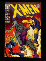 Cover Scan: X-Men #53 FN- 5.5 1st Barry Windsor Smith Art! Blastaar! Beast Origin! - Item ID #332410