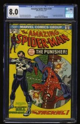 Cover Scan: Amazing Spider-Man #129 CGC VF 8.0 1st Appearance of Punisher! - Item ID #333098
