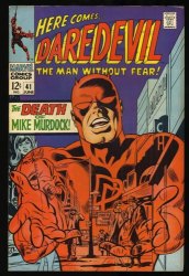 Cover Scan: Daredevil #41 VF 8.0 Death Of Mike Murdock! Stan Lee &amp; Gene Colan! - Item ID #333118