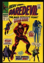 Cover Scan: Daredevil #27 VF 8.0  Masked Marauder Stilt-Man! Spider-Man Crossover! - Item ID #333122