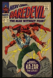 Cover Scan: Daredevil #24 VF 8.0 Ka-Zar, Plunderer! Stan Lee! - Item ID #333123
