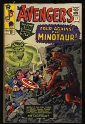 Cover Scan: Avengers #17 VF- 7.5 Hulk Captain America! Stan Lee! - Item ID #333137