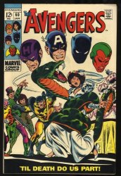 Cover Scan: Avengers #60 VF 8.0 John Buscema Cover Art! - Item ID #333152