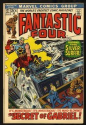 Cover Scan: Fantastic Four #121 VF+ 8.5 Secret of Gabriel! Silver Surfer Appearance! - Item ID #333157