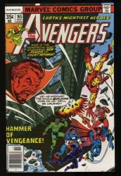 Cover Scan: Avengers #165 NM+ 9.6 1st Henry Gyrich! Vision, Whizzer, and Thor Cameo! - Item ID #333562