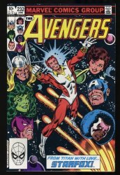 Cover Scan: Avengers #232 NM/M 9.8 1st Eros as Starfox! Iron Man and Wizard Cameo! - Item ID #333574