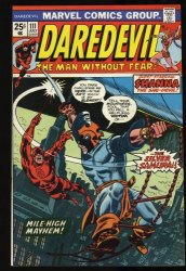 Cover Scan: Daredevil #111 VF/NM 9.0 1st Appearance Silver Samurai! Black Widow! - Item ID #333613