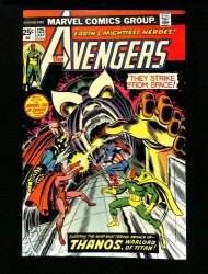 Cover Scan: Avengers #125 VF 8.0 Thanos Appearance! - Item ID #335645