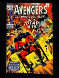 Cover Scan: Avengers #89 VF 8.0 The Only Good Alien! Captain Marvel! Sal Buscema Cover! - Item ID #335898