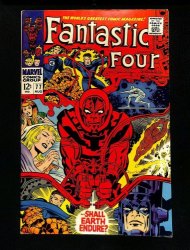 Cover Scan: Fantastic Four #77 FN/VF 7.0 Silver Surfer Galactus! Jack Kirby! Stan Lee! - Item ID #335902