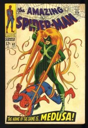 Cover Scan: Amazing Spider-Man #62 FN/VF 7.0 Medusa Appearance!! Romita Cover! - Item ID #337723
