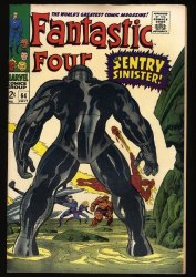 Cover Scan: Fantastic Four #64 VF/NM 9.0 1st Appearance of Kree Sentry! 1967! - Item ID #340354