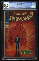 Cover Scan: Amazing Spider-Man #50 CGC VG/FN 5.0 White Pages 1st Full Appearance Kingpin! - Item ID #340605