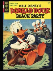Cover Scan: Donald Duck Beach Party (1965) #1 VF 8.0 Wrap Around Cover!!! - Item ID #345343