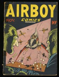 Cover Scan: Airboy Comics v3 #10 FA/GD 1.5 Sachs Cover Art! The Heap SkyWolf! - Item ID #345347