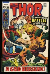 Cover Scan: Thor #166 VF 8.0 2nd Appearance HIM (Adam Warlock)! Kirby/Romita Cover! - Item ID #345348
