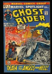 Cover Scan: Marvel Spotlight #6 VF- 7.5 2nd Full Appearance of Ghost Rider! - Item ID #345676