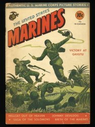 Cover Scan: United States Marines (1943) #1 FN- 5.5 Mart Bailey Art and Stories! - Item ID #345687