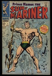 Cover Scan: Sub-Mariner (1968) #1 FN- 5.5 Origin Retold! Fantastic Four Appearance! - Item ID #345755