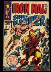 Cover Scan: Iron Man and Sub-Mariner #1 FN/VF 7.0 Predates 1st Issues! Whiplash App! - Item ID #345760