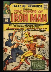 Cover Scan: Tales Of Suspense #58 FN 6.0 Iron Man Captain America Kraven - Item ID #345786