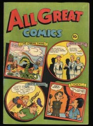 Cover Scan: All Great Comics (1946) #1 VF- 7.5 Fox Features! The O'Brine Twins! - Item ID #345905