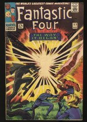 Cover Scan: Fantastic Four #53 FN+ 6.5 2nd Appearance Black Panther 1st Klaw - Item ID #346277