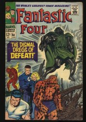 Cover Scan: Fantastic Four #58 FN 6.0 Doctor Doom! Jack Kirby Cover! - Item ID #346305