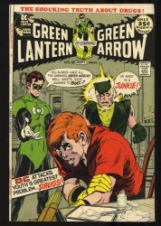 Cover Scan: Green Lantern #85 VF+ 8.5 Drug Issue! Neal Adams Green Arrow! - Item ID #346569