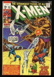 Cover Scan: X-Men #65 VF- 7.5 1st Appearance Z'Nox! Professor X! Severin/Palmer Cover - Item ID #346722