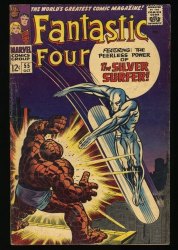 Cover Scan: Fantastic Four #55 VG+ 4.5 Silver Surfer Appearance! Stan Lee! - Item ID #346724
