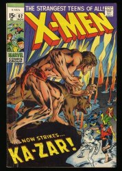 Cover Scan: X-Men #62 FN- 5.5 Ka-Zar Neal Adams Cover 1st Savage Land! Magneto! - Item ID #346731