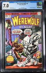 Cover Scan: Werewolf By Night #32 CGC FN/VF 7.0 1st Moon Knight Marc Spector! - Item ID #346781