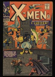 Cover Scan: X-Men #20 VG+ 4.5 Lucifer Blob and Unus Appearance Kirby Cover! - Item ID #347191