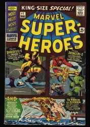 Cover Scan: Marvel Super-Heroes (1966) #1 VF- 7.5 1st Marvel One Shot Avengers Human Torch! - Item ID #347195