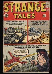 Cover Scan: Strange Tales #102 GD+ 2.5 1st Appearance Wizard! Human Torch! - Item ID #347217