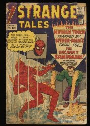 Cover Scan: Strange Tales #115 Fair 1.0 Spider-Man Origin Doctor Strange! - Item ID #347219