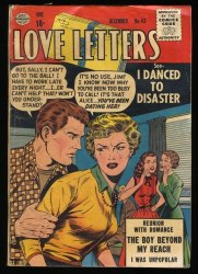 Cover Scan: Love Letters #43 GD+ 2.5 Reunion with Romance! Golden Age!  - Item ID #347601