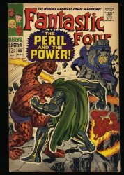 Cover Scan: Fantastic Four #60 FN+ 6.5 Doctor Doom! Stan Lee! 1967! Jack Kirby! - Item ID #347604
