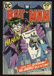 Cover Scan: Batman #251 GD/VG 3.0 Joker's Revenge! Classic Neal Adams Joker Cover! - Item ID #347765