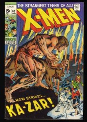 Cover Scan: X-Men #62 VF- 7.5 Ka-Zar Neal Adams Cover 1st Savage Land! Magneto! - Item ID #348035