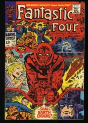 Cover Scan: Fantastic Four #77 VF- 7.5 Silver Surfer Galactus! Jack Kirby! Stan Lee! - Item ID #348037
