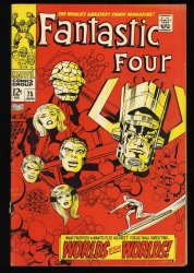 Cover Scan: Fantastic Four #75 FN- 5.5 Silver Surfer Galactus! Jack Kirby Cover! - Item ID #348038