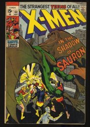 Cover Scan: X-Men #60 FN- 5.5 1st Appearance of Sauron! Neal Adams Art!! - Item ID #348417