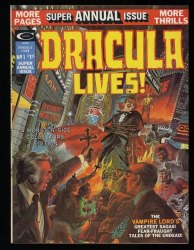 Cover Scan: Dracula Lives Annual #1 VF- 7.5 Alan Weiss/Neal Adams Cover - Item ID #349157